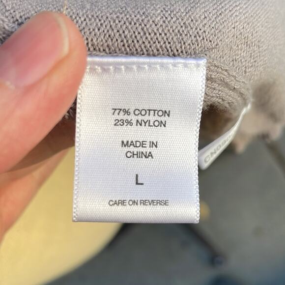 New York & Co. Street Wear Open Front Dun Cardigan Women's Size Large - Picture 9 of 10